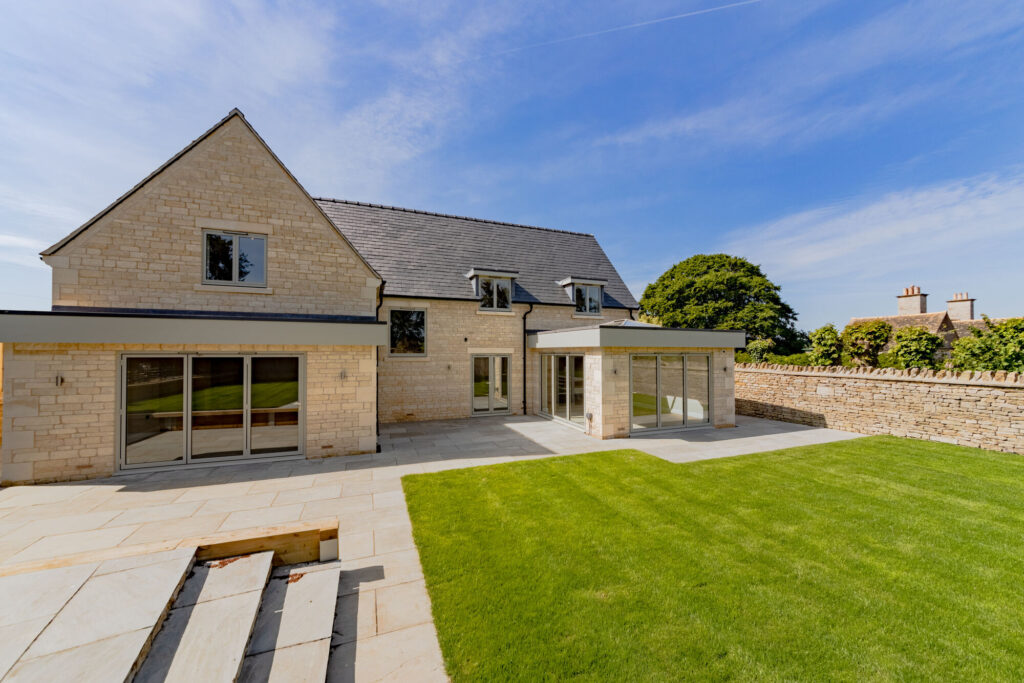 The Gables, Chater Valley View — house and garden from the lawn