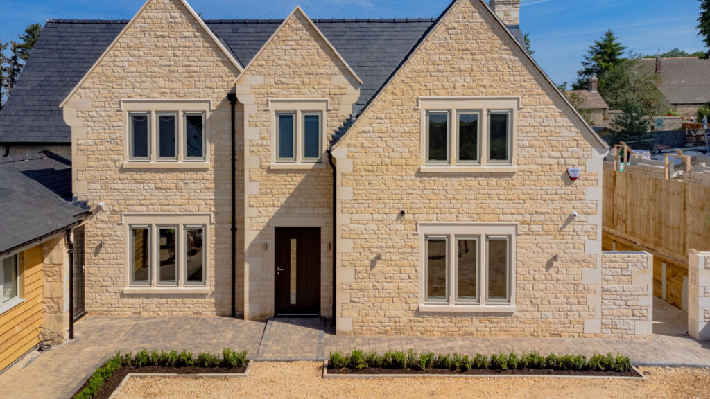 The Gables, Chater Valley View — the pair from the street