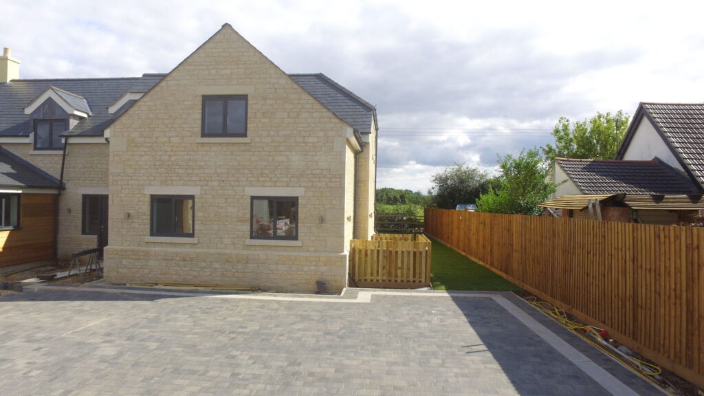 Langham — finished house from the drive