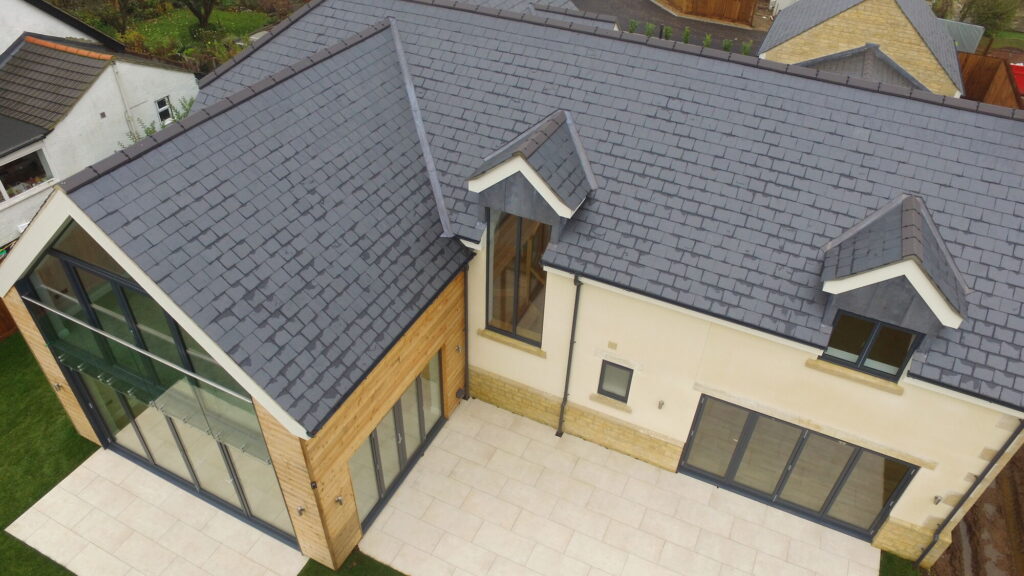 Langham — roofline and glazed gable