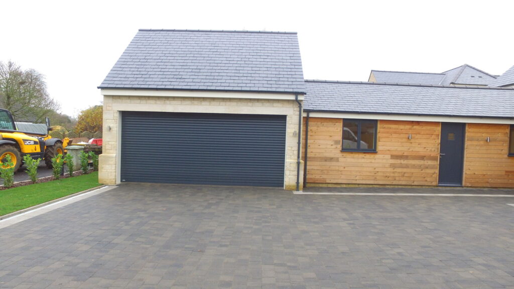 Langham — garage and drive