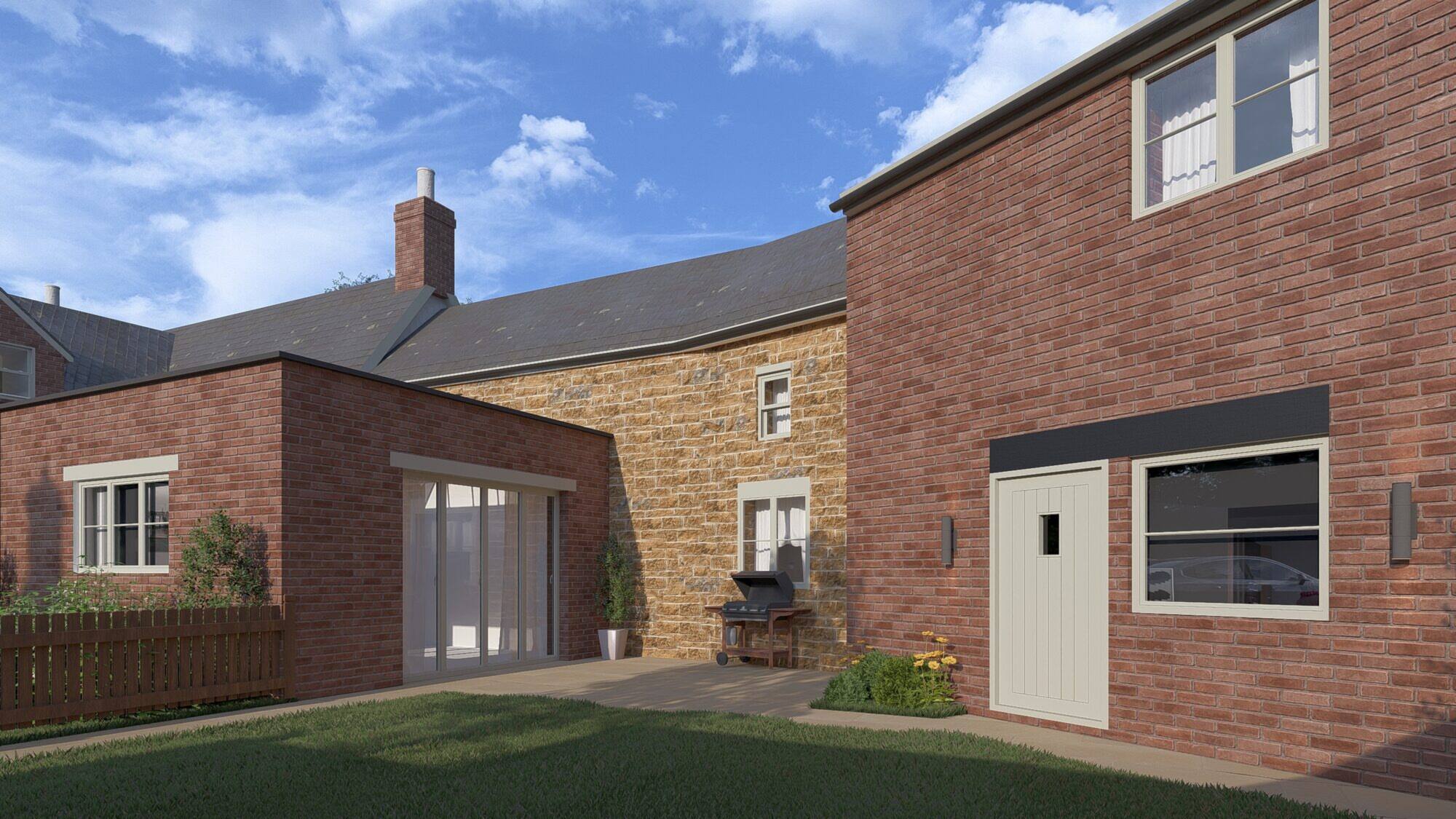 Old Plough, Braunston in Rutland plot 2 rear r