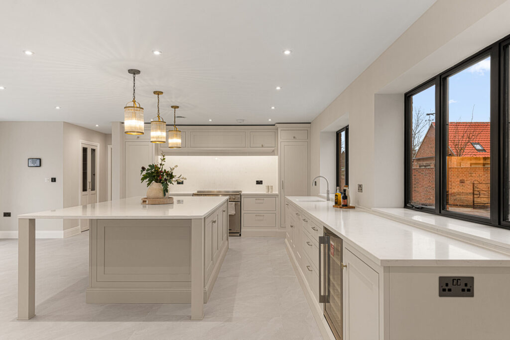 Redwing House, Great Easton — kitchen island